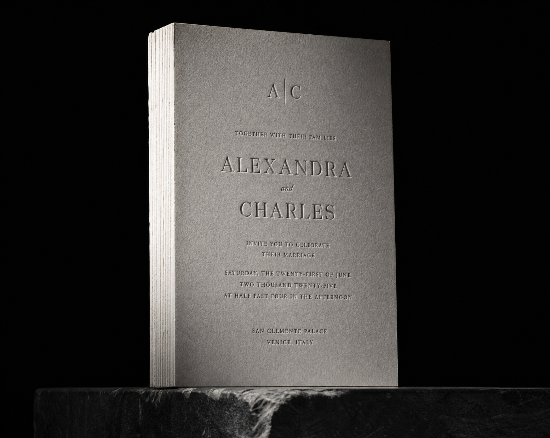 Wedding & Events specialty print examples