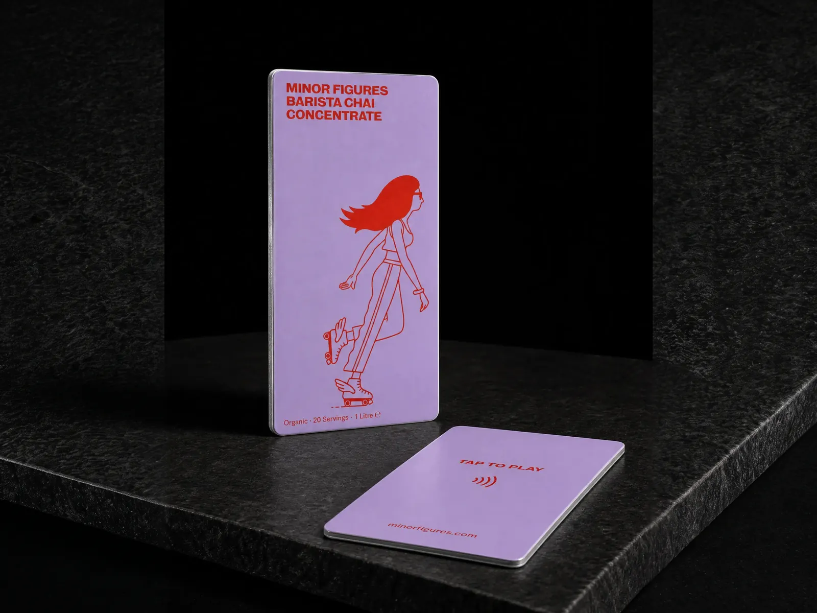 Minor Figures business card: NFC card