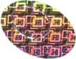 CHENHUI L2-057 foil stamped on a test card showing fine-line rules and a halftone ramp