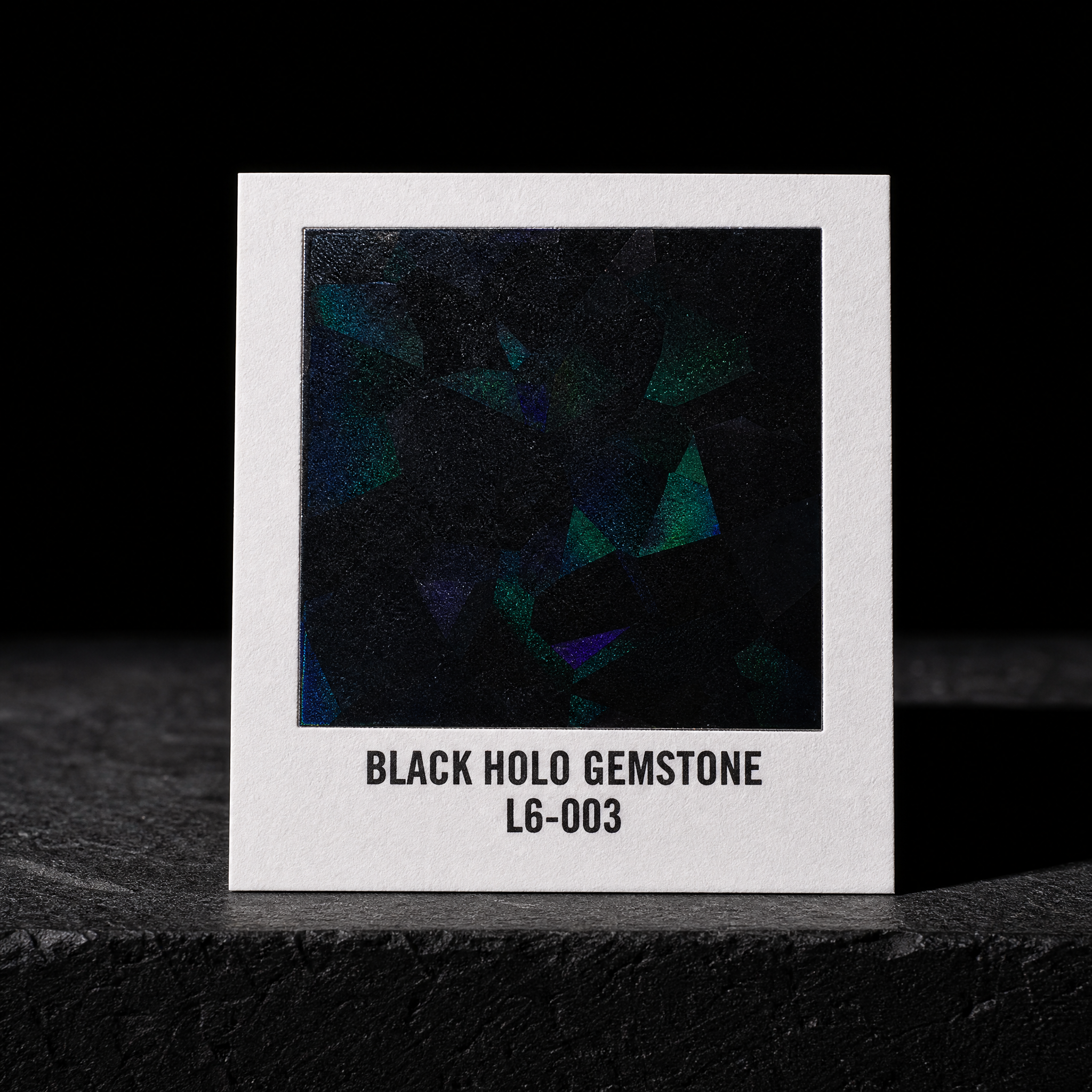 Chenhui L6-003 Black Holo Gemstone hot stamping foil
