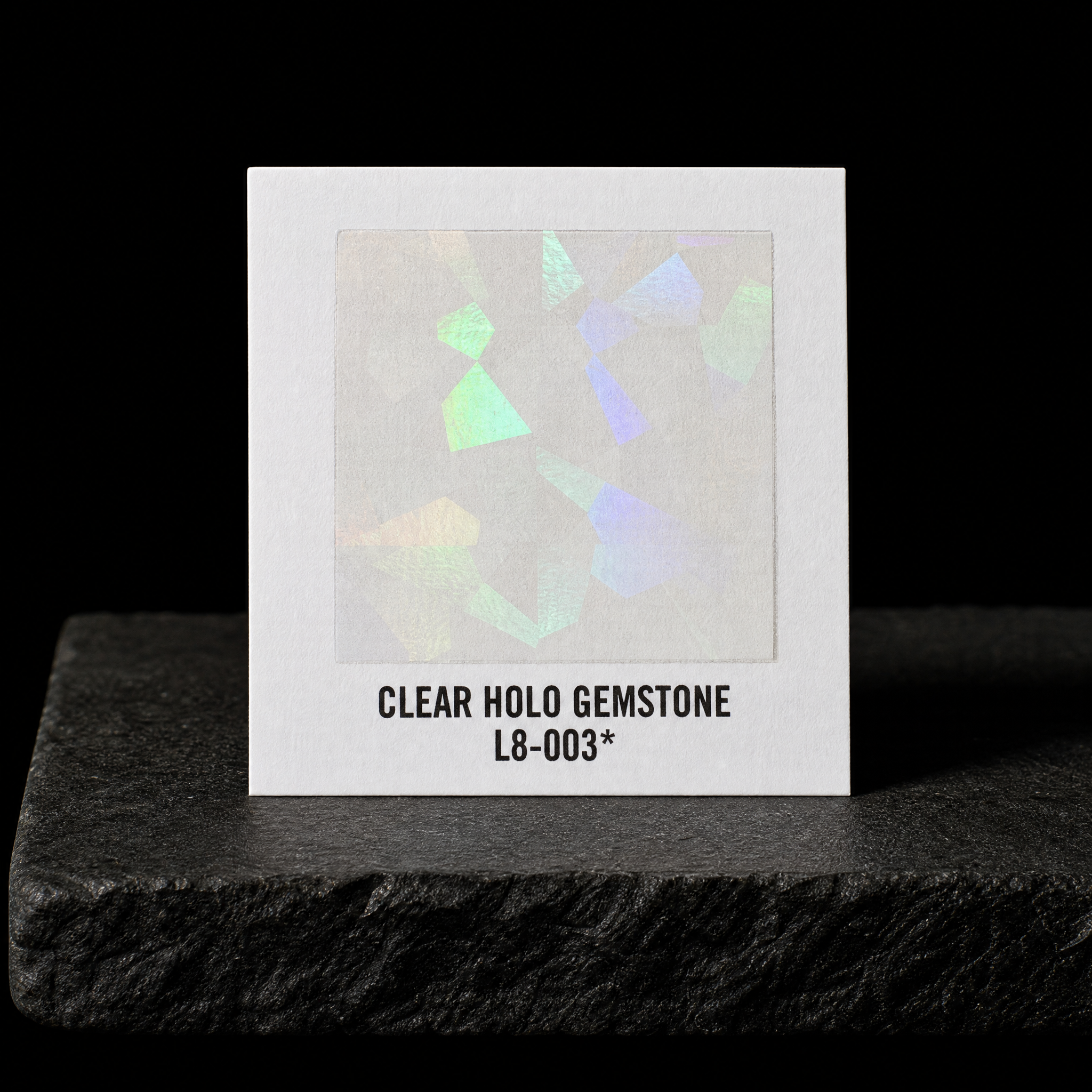 Chenhui L8-003 Clear Holo Gemstone hot stamping foil