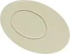 Beige foil chip